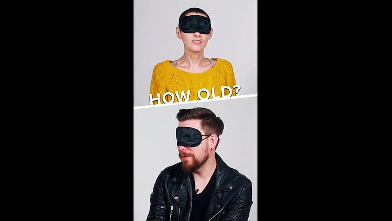 Blindfolded Strangers Guess Each Other’s Age