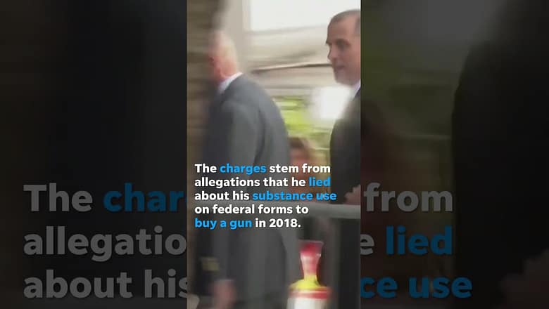 Hunter Biden pleads ‘not guilty’ at hearing for felony gun charges #Shorts