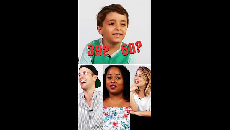 Kids Guess How Old Adults Are