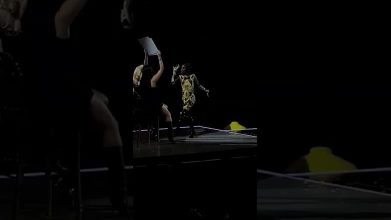 Madonna’s daughter vogues during tour’s opening night in London #Shorts
