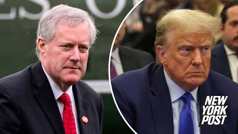 Mark Meadows granted immunity in federal 2020 election case against Trump: report