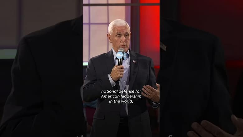Mike Pence says Trump isn’t ‘running on the agenda we governed on’ #Shorts