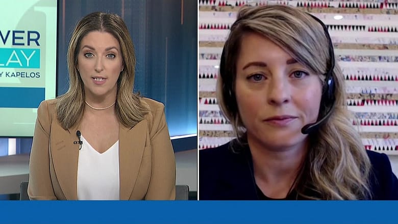 Minister Melanie Joly on Canada’s response to Gaza Strip conflict