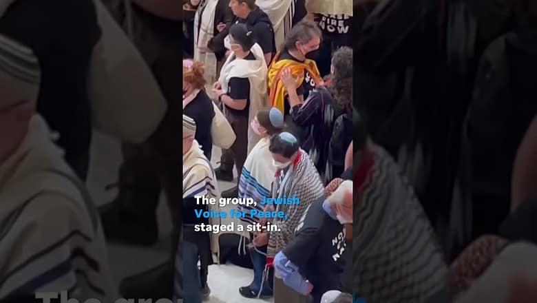 Pro-Palestinian demonstrators in protest of Israel-Hamas war, arrested on Capitol Hill #Shorts