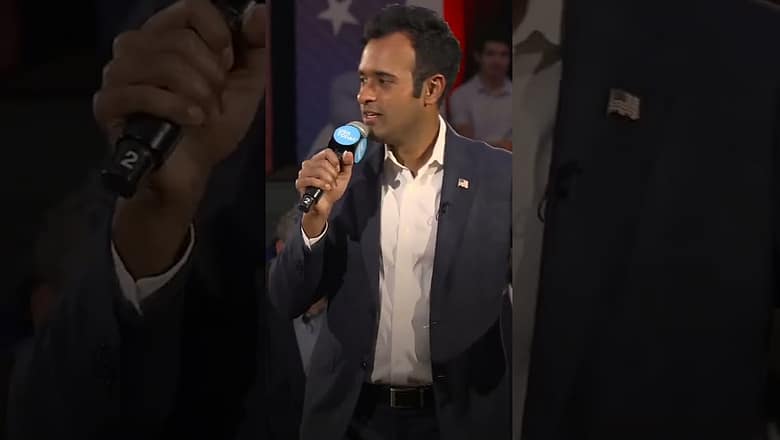 Republican presidential candidate Ramaswamy stresses national debt #Shorts
