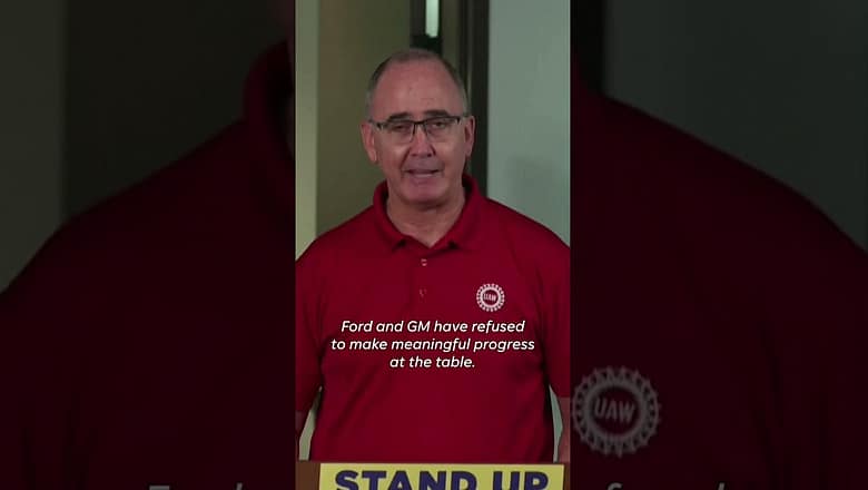 UAW expands strike for the second time, calls for more members to join #Shorts