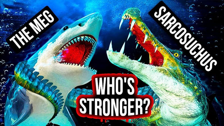 What If Megalodon vs. Giant Crocodile: Epic Battle of Giants!