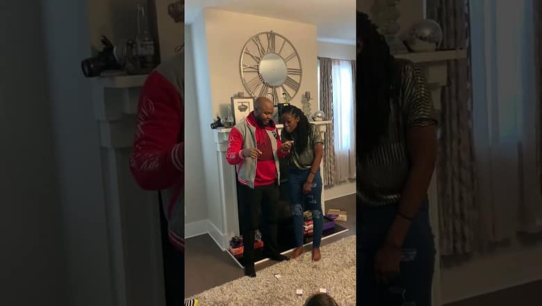 Birthday guessing game ends in a marriage proposal | Humankind #Shorts #goodnews