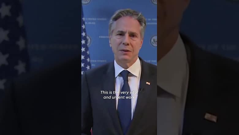 Blinken meets with Iraqi PM amid Israeli-Hamas conflict #Shorts