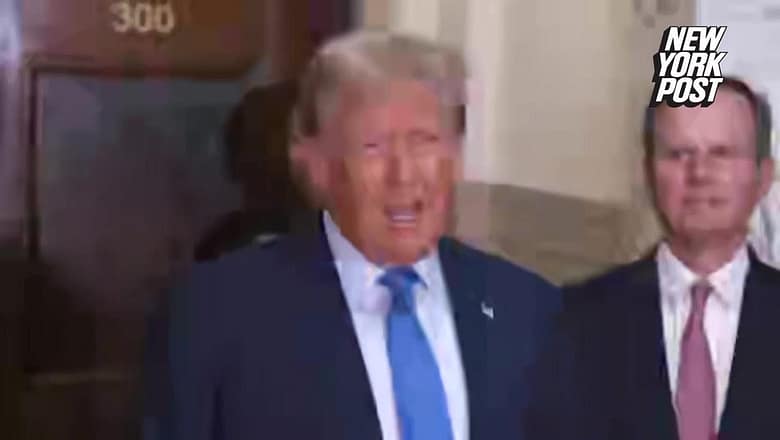 Donald Trump calls the fraud trial he faces “political warfare”