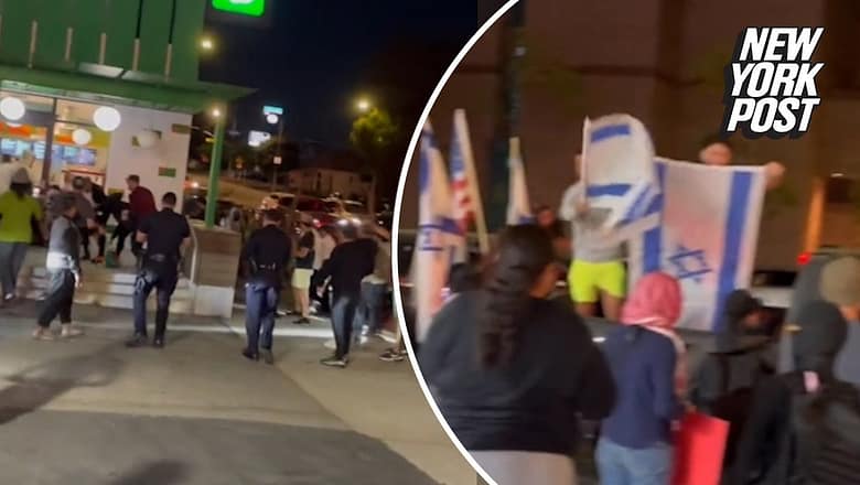 Gal Gadot’s screening of Hamas terror attack film ends in mass brawls between protesters