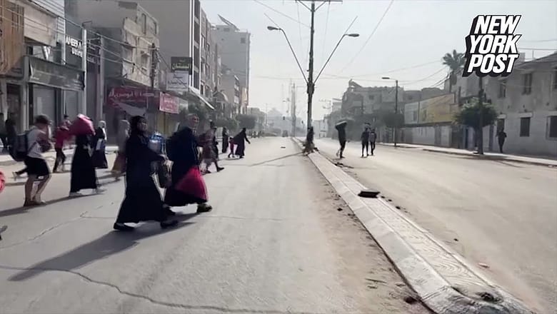 Gazans head south as Israeli operation intensifies