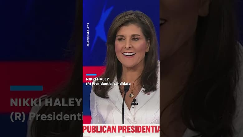 GOP debate: Nikki Haley, Vivek Ramaswamy argue about high heels #shorts
