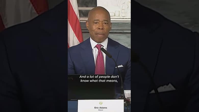 Mayor Eric Adams says he tells team to ‘follow the law’ amid FBI probe #Shorts