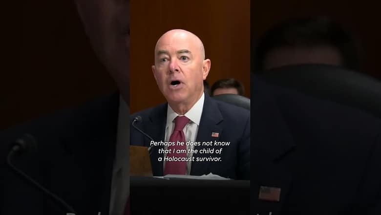 Mayorkas responds to questions on DHS’s response to Israel-Hamas war #Shorts