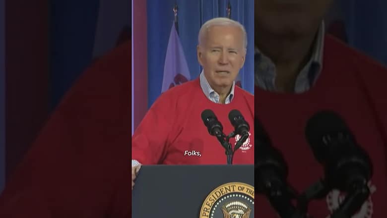 President Biden celebrates deal with UAW workers to reopen auto plant #Shorts