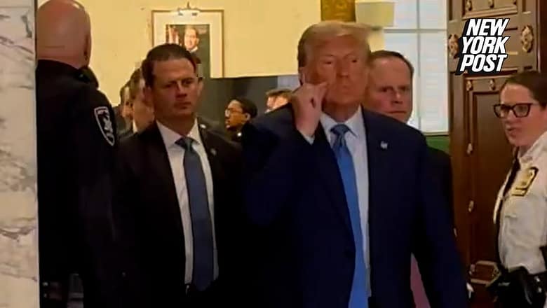 Trump warned not to speak about case during break