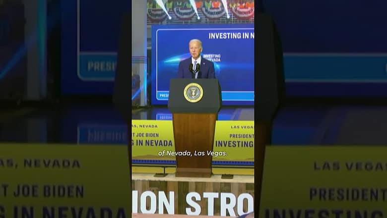 President Biden pays respects to victims of UNLV shooting #Shorts