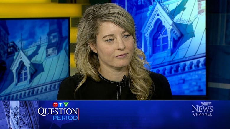 ‘There’s no other choice’: Foreign Affairs Minister Joly on two-state solution
