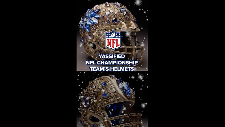 AI Yassifying NFL Championship Teams Helmets