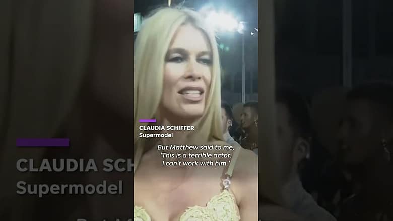 Claudia Schiffer’s ‘Argylle’ backpack cat Chip dazzles at premiere #Shorts