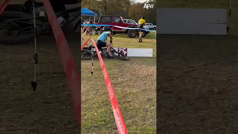 Coming in hot ?? #Bicycle #Fail #Funny #shorts
