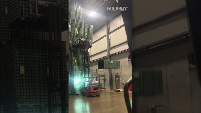 Do they just give out forklift jobs to anyone these days? ??