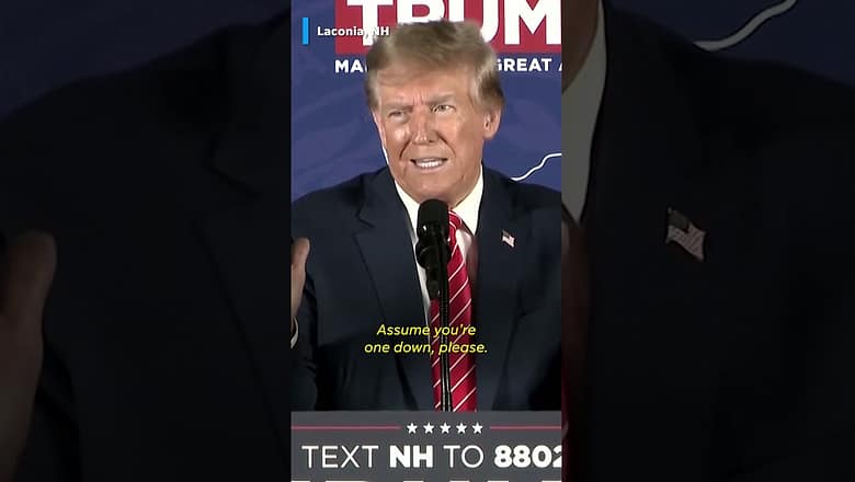 Donald Trump, Nikki Haley encourage New Hampshire residents to vote #Shorts