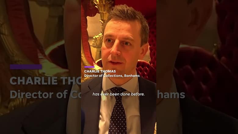 Popular series ‘The Crown’ props up for auction after show’s ending #Shorts