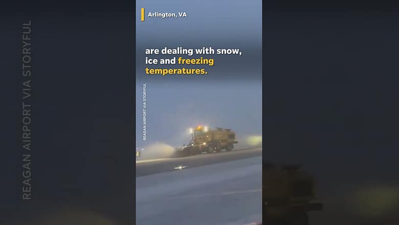 Snow, ice and freezing temperatures impacting millions of Americans #Shorts