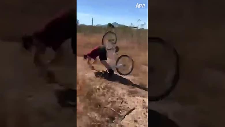 Something tells us that didn’t go as planned. ?? #Bicycle #Fail #Funny #Shorts