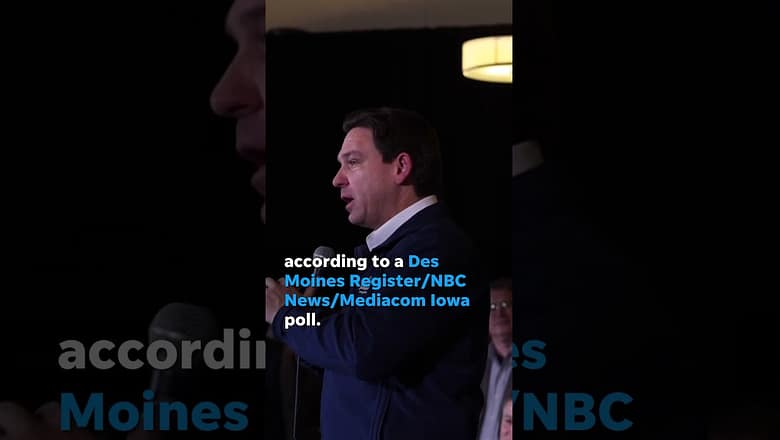 Trump, DeSantis, Haley battle subzero weather to pitch Iowa voters #Shorts