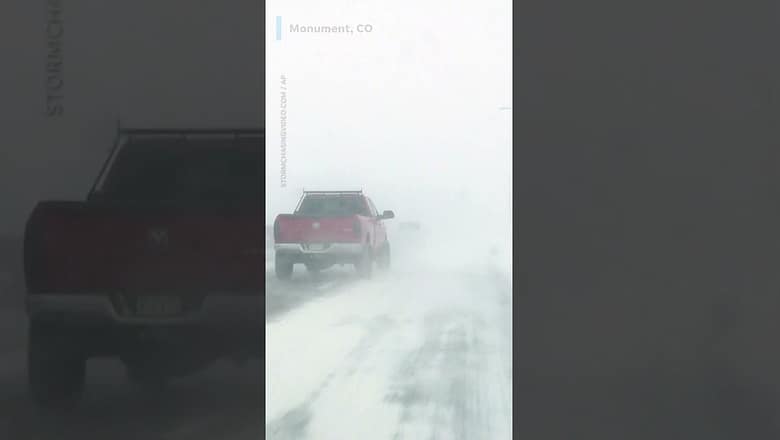 Winter storm moving across US with threats of heavy snow, rain #Shorts