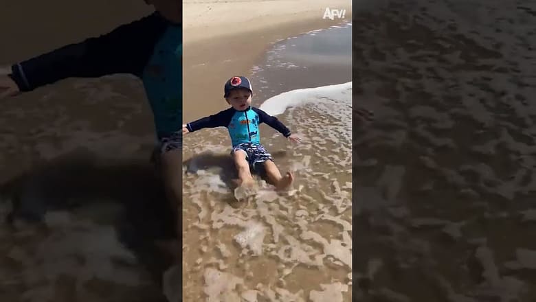 Beach Babe ? ? #Funny #Beach #Fail #shorts