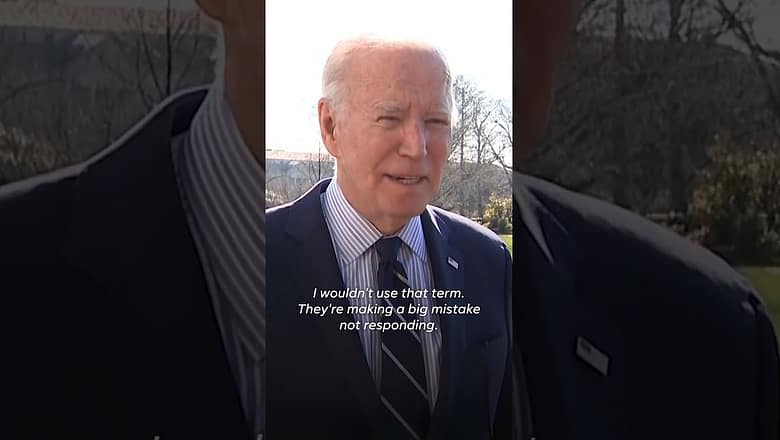 Joe Biden: Navalny’s death may spell more sanctions against Putin #Shorts