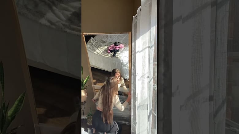 Mirror Falls On Influencer