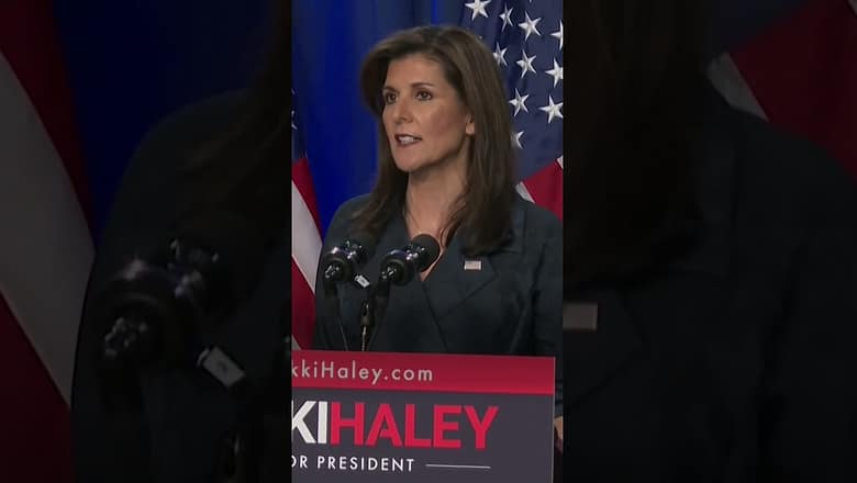 Nikki Haley ‘not going anywhere,’ vows to keep fighting Donald Trump #Shorts
