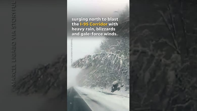 Nor’easters: How they form and why they trigger weather emergencies #Shorts