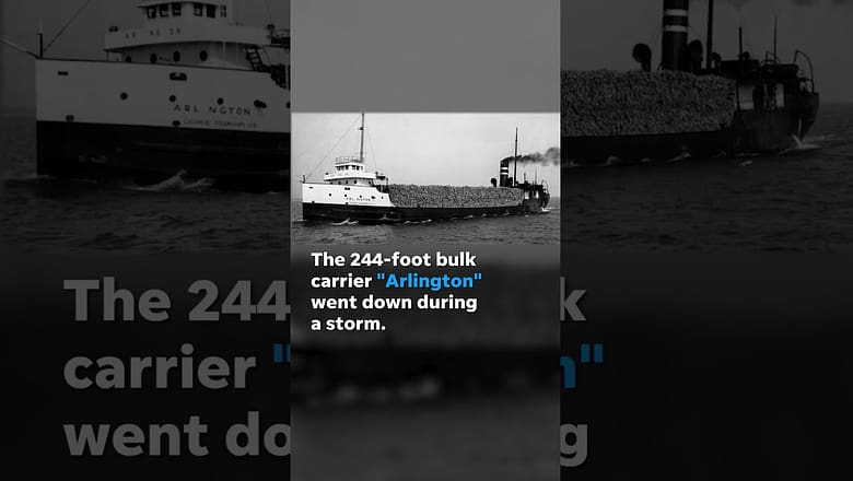Shipwreck found below Lake Superior surface after sinking in 1940 #Shorts