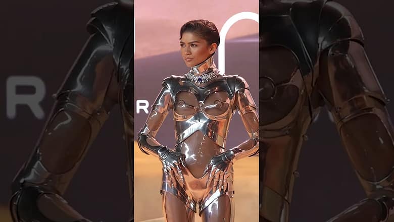 Zendaya STUNS in Futuristic Fit at ‘Dune: Part 2’ Premiere  #shorts