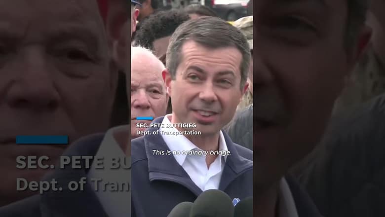 Biden administration promises to rebuild collapsed Baltimore bridge #Shorts