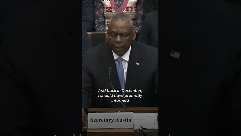Defense Secretary Lloyd Austin apologizes to Congress #Shorts