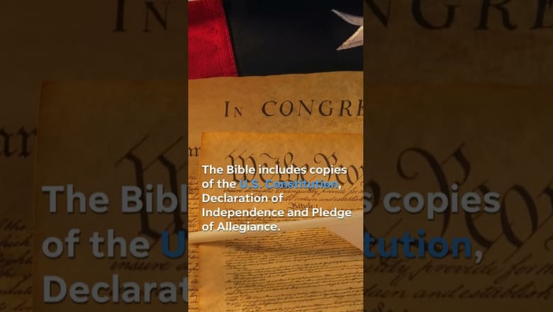 Donald Trump, Lee Greenwood selling Bibles #Shorts