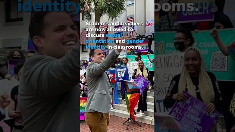 Florida’s ‘Don’t Say Gay’ law now allows some gender discussion #Shorts