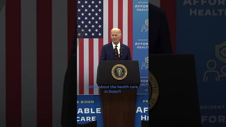 Gaza protesters interrupt President Biden: ‘They have a point” #Shorts