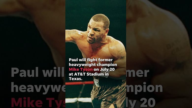 Internet star turned boxer Jake Paul to square off against legendary fighter Mike Tyson #Shorts