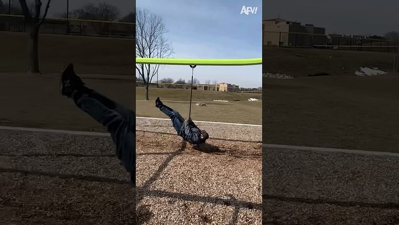 Just dropping in! ? #afvfam #funny #fail #playground #soundon #giggles