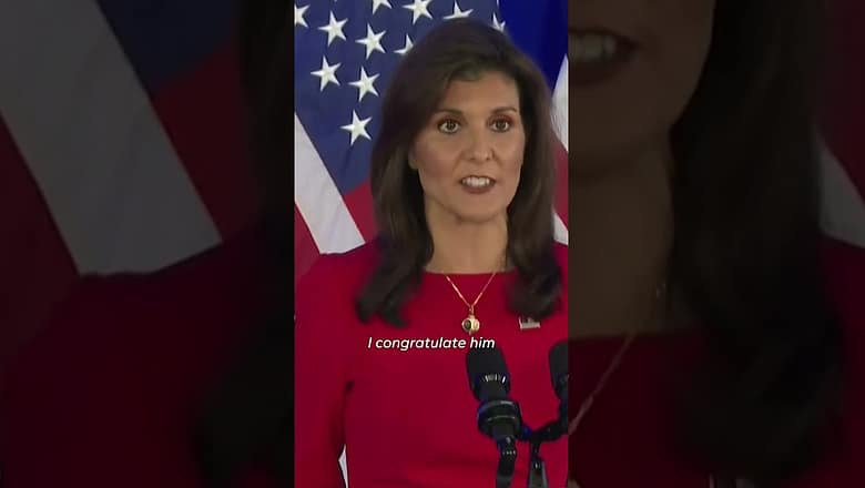 Nikki Haley congratulates Donald Trump, ends bid for president #Shorts