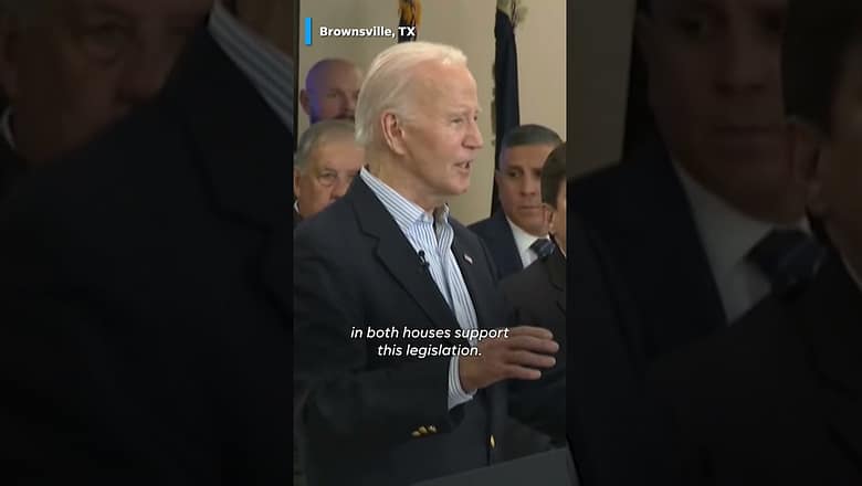 President Biden, former President Trump visit border in Texas #Shorts