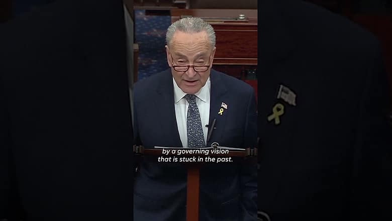 Senate Majority Leader Chuck Schumer calls for Israelis to oust Netanyahu in election #Shorts